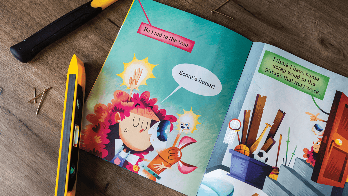 Apollo and the Treehouse augmented reality children's book