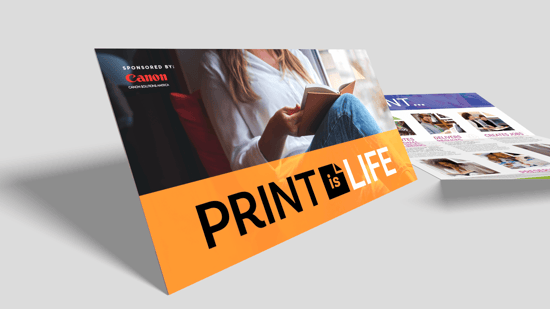 Print is Life postcard