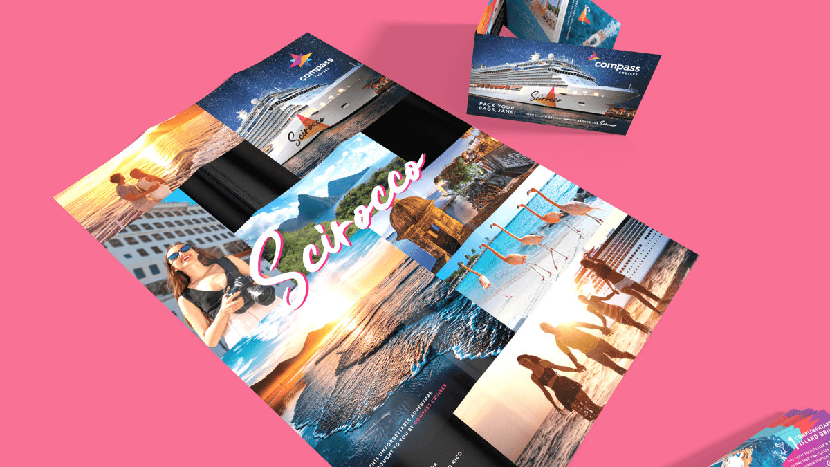 Compass Cruise Mailer Poster