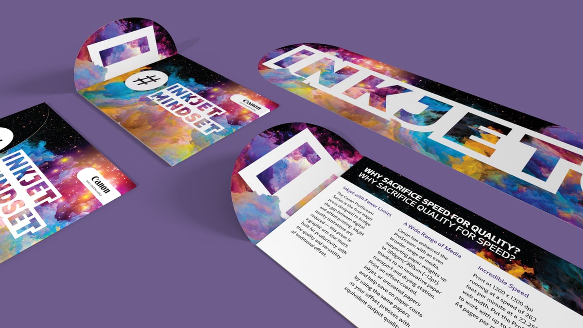 Inkjet Mindset folding mailer