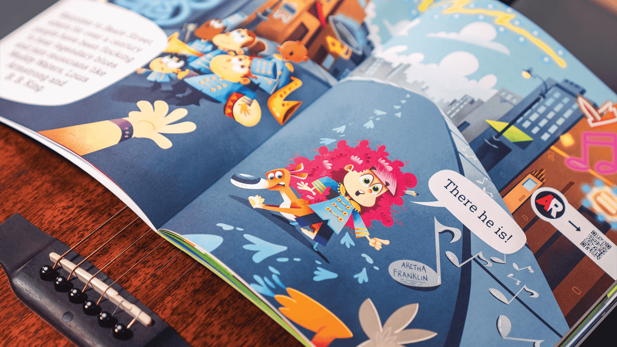 Apollo Goes to Memphis Augmented Reality Children's Book